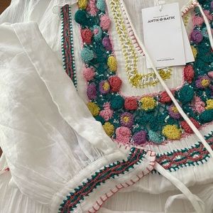 Antik Batik embroidered maxi dress size Small. New with Tags